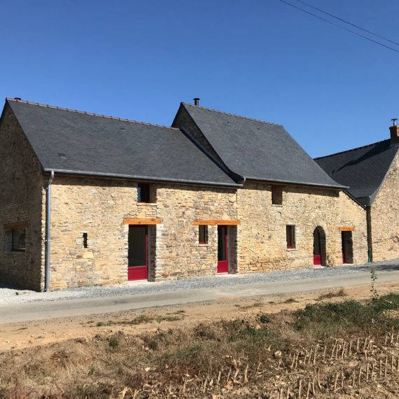 Longère à rénover à Erbrée après travaux