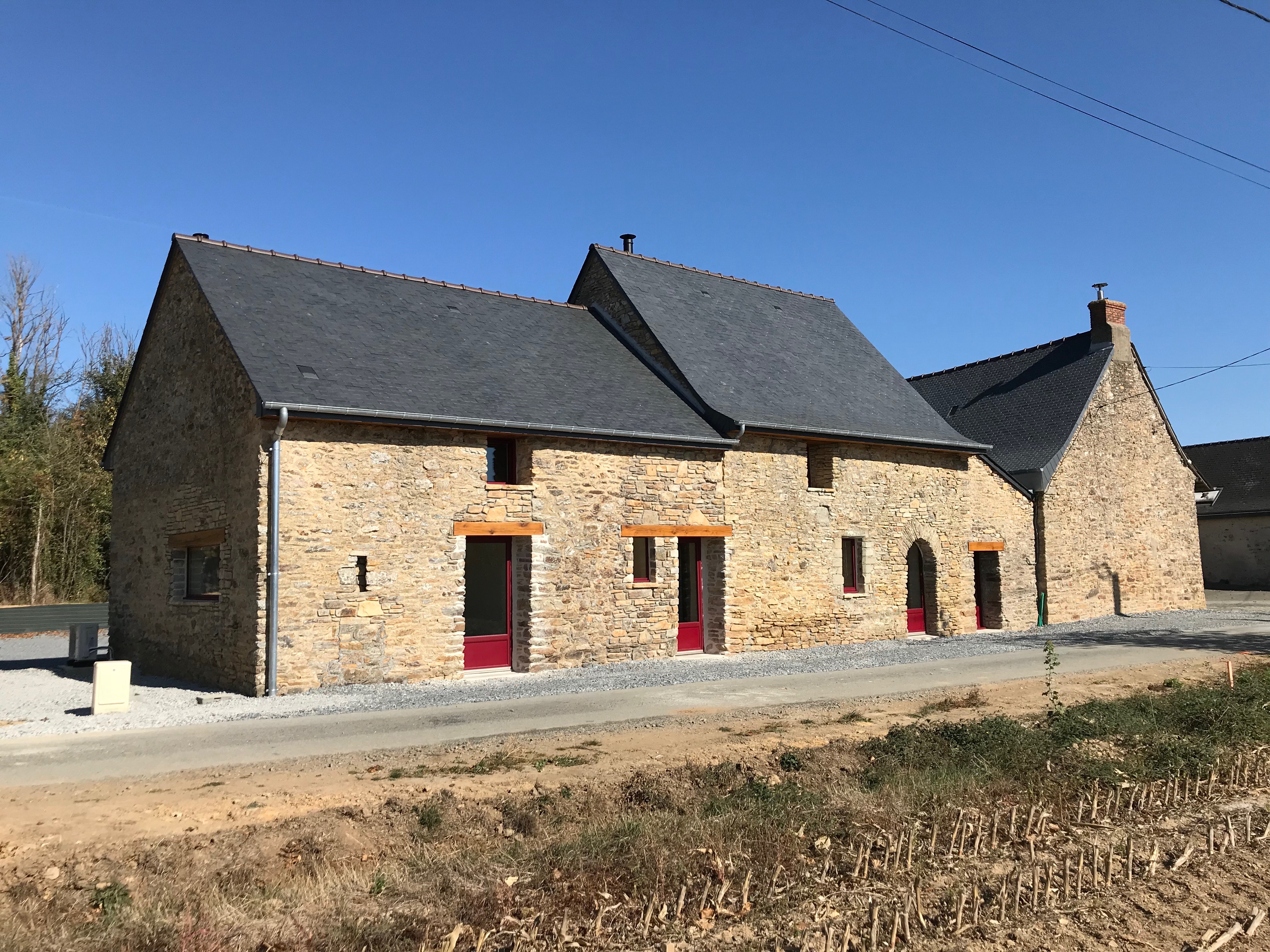 Longère à rénover à Erbrée après travaux